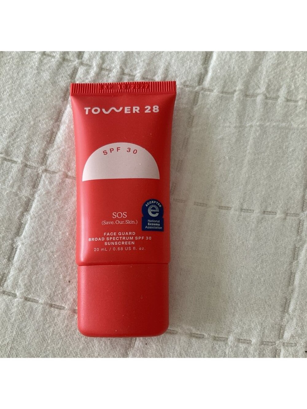 Tower 28 SOS FaceGuard SPF 30 Mineral Sunscreen 0.68 oz/20 ml New, NO Box 10/27